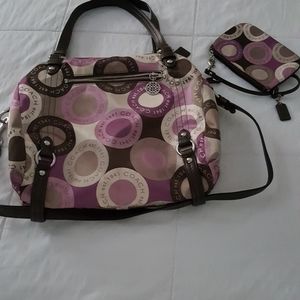 Coach Bag and change purse /Cosmetic